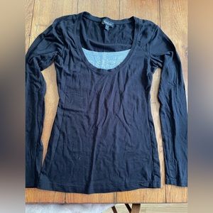 BEBE long sleeved cotton top